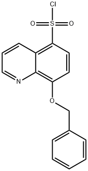 8-(benzyloxy)quinoline-5-sulfonyl chloride Structure