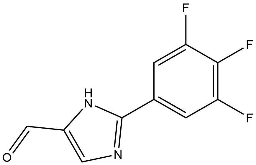 2-(3,4,5-Trifluorophenyl)-1H-imidazole-5-carbaldehyde Structure