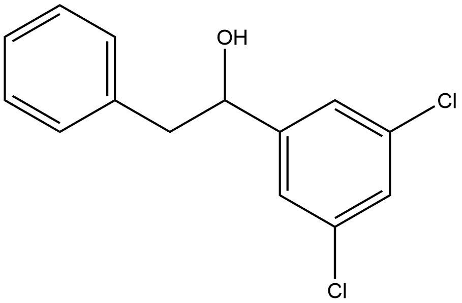 α-(3,5-Dichlorophenyl)benzeneethanol Structure