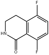 1(2H)-Isoquinolinone, 5,8-difluoro-3,4-dihydro- Structure