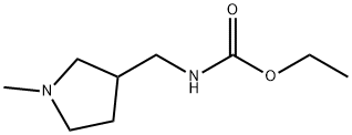 Carbamic acid, N-[(1-methyl-3-pyrrolidinyl)methyl]-, ethyl ester Structure