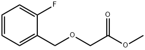 Acetic acid, 2-[(2-fluorophenyl)methoxy]-, methyl ester Structure