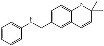2H-1-Benzopyran-6-methanamine, 2,2-dimethyl-N-phenyl- Structure