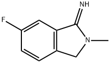 1H-Isoindol-1-imine, 6-fluoro-2,3-dihydro-2-methyl- Structure