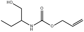 Carbamic acid, N-[1-(hydroxymethyl)propyl]-, 2-propen-1-yl ester Structure