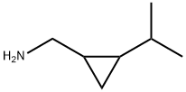 Cyclopropanemethanamine, 2-(1-methylethyl)- Structure