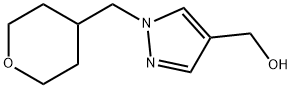 {1-[(oxan-4-yl)methyl]-1H-pyrazol-4-yl}methanol Structure