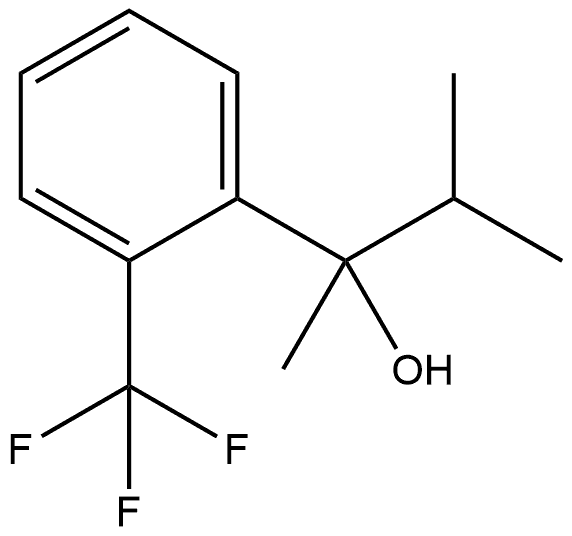 α-Methyl-α-(1-methylethyl)-2-(trifluoromethyl)benzenemethanol Structure