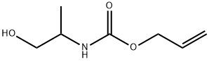 Carbamic acid, N-(2-hydroxy-1-methylethyl)-, 2-propen-1-yl ester Structure