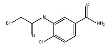 Benzamide, 3-[(2-bromoacetyl)amino]-4-chloro- Structure