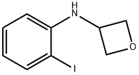 N-(2-iodophenyl)oxetan-3-amine Structure