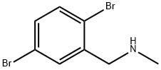 Benzenemethanamine, 2,5-dibromo-N-methyl- Structure