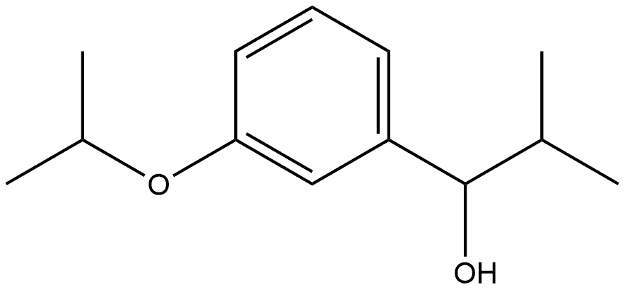 1-(3-isopropoxyphenyl)-2-methylpropan-1-ol Structure