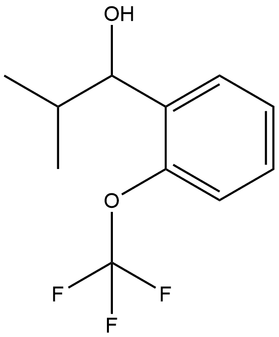 2-methyl-1-(2-(trifluoromethoxy)phenyl)propan-1-ol Structure