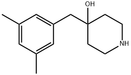 4-Piperidinol, 4-[(3,5-dimethylphenyl)methyl]- Structure