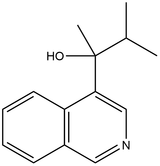 2-(isoquinolin-4-yl)-3-methylbutan-2-ol Structure