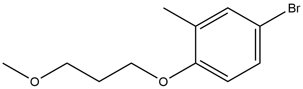 4-Bromo-1-(3-methoxypropoxy)-2-methylbenzene Structure