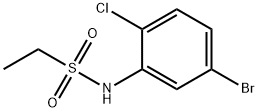 N-(5-Bromo-2-chlorophenyl)ethanesulfonamide Structure