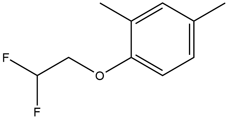 1-(2,2-Difluoroethoxy)-2,4-dimethylbenzene Structure