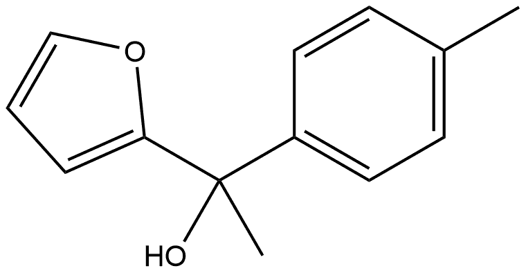 1-(furan-2-yl)-1-(p-tolyl)ethanol Structure