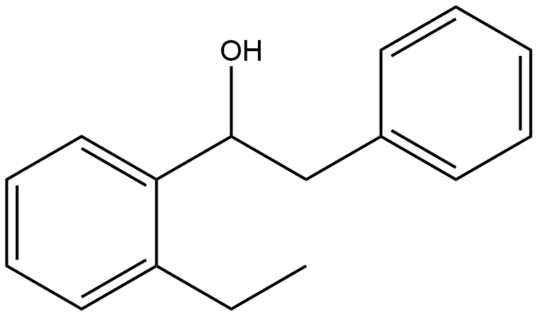 α-(2-Ethylphenyl)benzeneethanol Structure