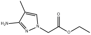 1H-Pyrazole-1-acetic acid, 3-amino-4-methyl-, ethyl ester Structure