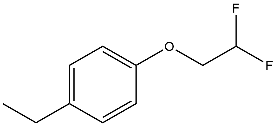 1-(2,2-Difluoroethoxy)-4-ethylbenzene Structure