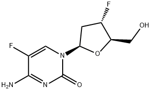 2',3'-Dideoxy-3',5-difluorocytidine Structure