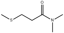 Propanamide, N,N-dimethyl-3-(methylthio)- Structure