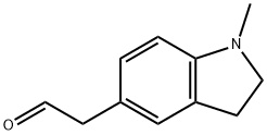 1H-Indole-5-acetaldehyde, 2,3-dihydro-1-methyl- Structure