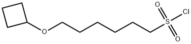 1-Hexanesulfonyl chloride, 6-(cyclobutyloxy)- Structure