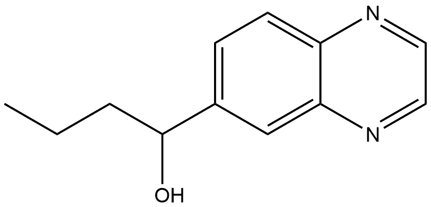 α-Propyl-6-quinoxalinemethanol 구조식 이미지