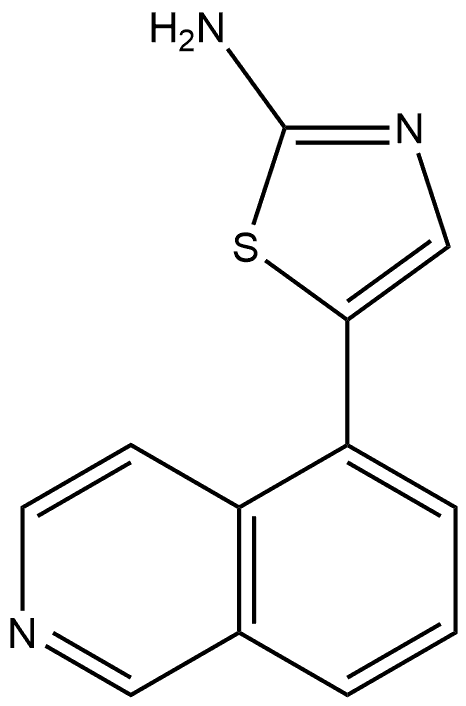 5-(Isoquinolin-5-yl)thiazol-2-amine Structure