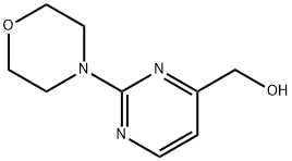 4-Pyrimidinemethanol, 2-(4-morpholinyl)- Structure