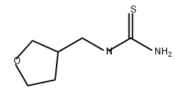 Thiourea, N-[(tetrahydro-3-furanyl)methyl]- Structure