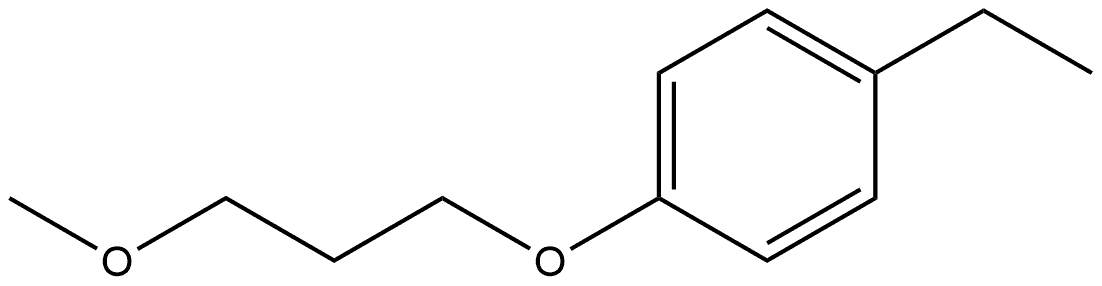 1-Ethyl-4-(3-methoxypropoxy)benzene Structure