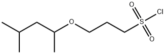 1-Propanesulfonyl chloride, 3-(1,3-dimethylbutoxy)- Structure