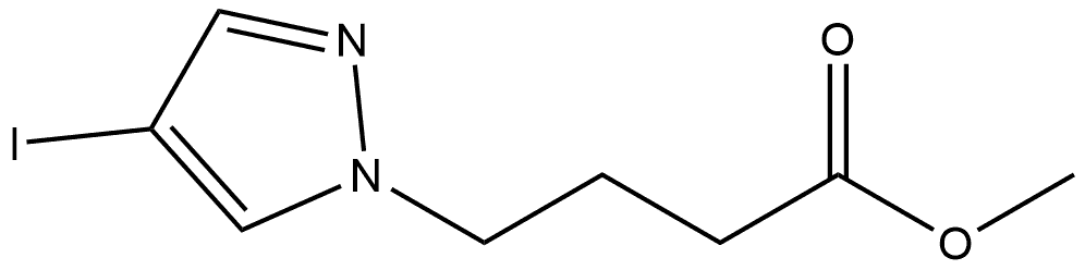 methyl 4-(4-iodo-1H-pyrazol-1-yl)butanoate Structure