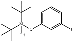 Silanol, 1,1-bis(1,1-dimethylethyl)-1-(3-iodophenoxy)- Structure