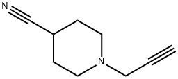 4-Piperidinecarbonitrile, 1-(2-propyn-1-yl)- Structure