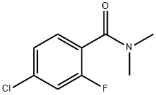 4-Chloro-2-fluoro-n,n-dimethylbenzamide Structure