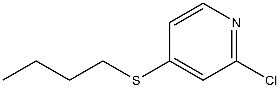 4-(Butylthio)-2-chloropyridine Structure