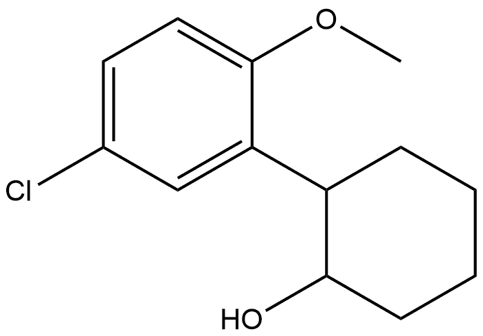 2-(5-Chloro-2-methoxyphenyl)cyclohexanol Structure