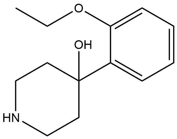 4-(2-ethoxyphenyl)piperidin-4-ol Structure