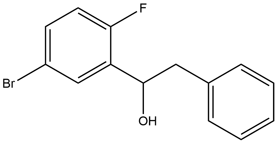 α-(5-Bromo-2-fluorophenyl)benzeneethanol Structure