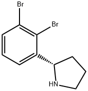 2-(2,3-dibromophenyl)pyrrolidine 구조식 이미지