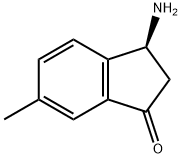 1H-Inden-1-one, 3-amino-2,3-dihydro-6-methyl-, (3S)- Structure
