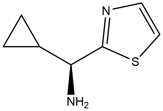 (S)-C-CYCLOPROPYL-C-THIAZOL-2-YL-METHYLAMINE Structure