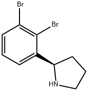 2-(2,3-dibromophenyl)pyrrolidine Structure