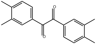 Ethanedione, bis(3,4-dimethylphenyl)- (9CI) Structure